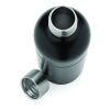 Bouteille pour boisson gazeuse en acier recyclé RCS noir | sans marquage | non disponible | non disponible
