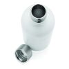 Bouteille pour boisson gazeuse en acier recyclé RCS blanc | sans marquage | non disponible | non disponible