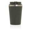 Mug 350ml à double paroi en PP recyclé RCS Java vert | sans marquage | non disponible | non disponible