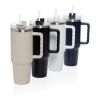 Mug 1.2L en acier recyclé RCS Stadley noir | sans marquage | non disponible | non disponible