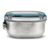 Boîte à lunch Large en acier inoxydable Black+Blum turquoise | sans marquage | non disponible | non disponible