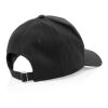 Casquette 5 panneaux en coton recyclé 280gr IMPACT noir | sans marquage | non disponible | non disponible | non disponible