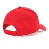 Casquette 5 panneaux en coton recyclé 190gr IMPACT rouge | sans marquage | non disponible | non disponible | non disponible