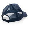 Casquette de routier 5 panneaux coton recyclé Impact AWARE™ bleu marine | sans marquage | non disponible | non disponible | non disponible
