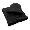 Écharpe tricotée 180x25cm Impact AWARE™ Polylana® noir | sans marquage | non disponible | non disponible | non disponible