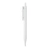 Stylo en ABS recyclé GRS avec clip en bambou blanc | sans marquage | non disponible | non disponible