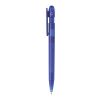 Stylo transparent en ABS recyclé et certifié GRS Devin bleu | sans marquage | non disponible | non disponible
