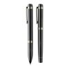 Coffret de stylos en acier recyclé Swiss Peak OSLO noir