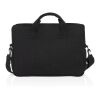 Sacoche ordinateur 15,4'' en coton recyclé AWARE™ Laluka noir | sans marquage | non disponible | non disponible | non disponible