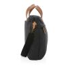 Sac ordinateur Impact AWARE™ en toile 16oz recyclé noir | sans marquage | non disponible | non disponible | non disponible