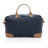Sac weekend Impact AWARE™ en toile 16oz recyclé bleu | sans marquage | non disponible | non disponible | non disponible