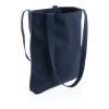 Sac shopping type Tote bag Impact en coton recyclé AWARE™ bleu marine | sans marquage | non disponible | non disponible | non disponible