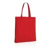 Sac tote en coton recyclé avec fond amovible Impact AWARE™ rouge | sans marquage | non disponible | non disponible | non disponible