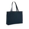 Sac shopping en coton recyclé 145 gr Impact AWARE™ bleu marine | sans marquage | non disponible | non disponible | non disponible