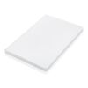 Carnet de notes A5 à couverture souple en papier minéral IMP blanc | sans marquage | non disponible | non disponible