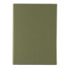 Carnet de notes A5 avec fermeture magnétique Impact Aware™ vert | sans marquage | non disponible | non disponible