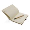 Set avec carnet et crayon infini en bambou FSC ® marron | sans marquage | non disponible | non disponible