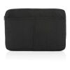 Pochette ordinateur 15,6'' en coton recyclé AWARE™ Laluka noir | sans marquage | non disponible | non disponible | non disponible