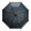 Parapluie extensible de 23 à 27 pouces Swiss Peak AWARE™ noir-gris | sans marquage | non disponible | non disponible