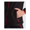 Veste unisexe en micropolaire Terrano Standard | Noir-Rouge | M | sans marquage | non disponible | non disponible