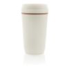 Mug 354 ml avec couvercle 360 en plastique recyclé Topl marron | sans marquage | non disponible | non disponible