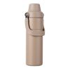 VINGA Bouteille 600ml en acier recyclé RCS Baltimore Trek gris | sans marquage | non disponible | non disponible