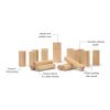 VINGA Mini jeu Kubb marron | sans marquage | non disponible | non disponible