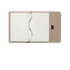 VINGA Carnet A5 en papier et PU certifié GRS Baltimore greige | sans marquage | non disponible | non disponible