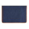 VINGA Bosler Housse ordinateur 14" en toile recyclée GRS bleu marin | sans marquage | non disponible | non disponible