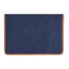 VINGA Bosler Housse ordinateur 16" en toile recyclée GRS bleu marin | sans marquage | non disponible | non disponible