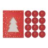 Set de bougies chauffe-plat rouge