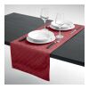 Chemin de table en polyester rouge | sans marquage | non disponible | non disponible | non disponible
