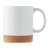Mug en céramique liège 280 ml blanc | sans marquage | non disponible | non disponible
