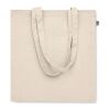 Sac shopping en coton bio couleur naturelle beige | sans marquage | non disponible | non disponible | non disponible