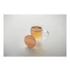 Mug en verre double paroi 300ml transparent | sans marquage | non disponible | non disponible | non disponible