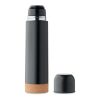 Bouteille double paroi 500ml noir | sans marquage | non disponible | non disponible | non disponible