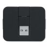 Hub USB 4 ports et câble 20cm noir | sans marquage | non disponible | non disponible | non disponible