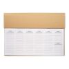 Agenda hebdomadaire de bureau beige | sans marquage | non disponible | non disponible | non disponible