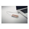 Hub USB 4 ports 27,5 cm bois | sans marquage | non disponible | non disponible | non disponible