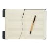 Carnet A5 RPET et stylo noir | sans marquage | non disponible | non disponible | non disponible