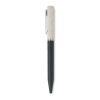 Stylo twist paille de blé/ABS blanc/noir