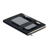 Carnet RPET A5 avec stylo noir | sans marquage | non disponible | non disponible | non disponible