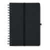 Cahier A5 support de téléphone noir | sans marquage | non disponible | non disponible | non disponible