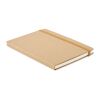 Carnet A5 en papier recyclé beige | sans marquage | non disponible | non disponible