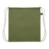 Sac à cordon Fairtrade 180gr Vert foncé