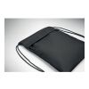 Sac à cordon en 600D RPET noir | sans marquage | non disponible | non disponible | non disponible