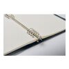 Cahier A5 rechargeable en PU noir
