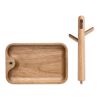 Vide poches en bois d'acacia bois