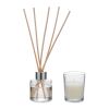 Set bougies et diffuseur blanc