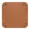 Vide-poches pliable en PU marron